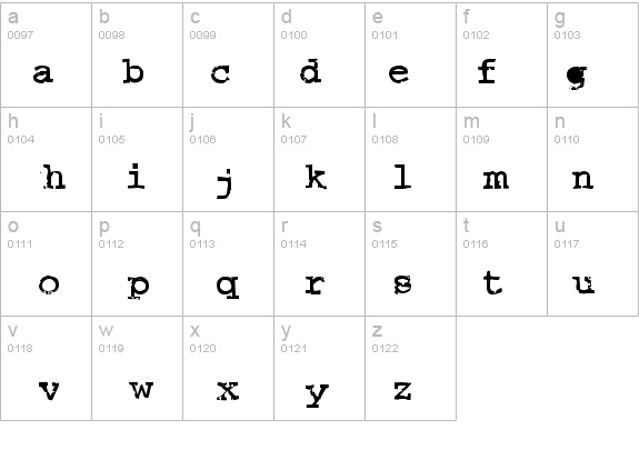 Crud Regular details - Free Fonts at FontZone.net