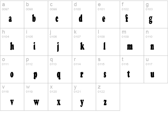 Cupid-Condensed Normal details - Free Fonts at FontZone.net