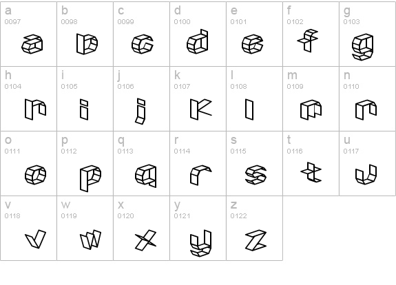 D3 Craftism details - Free Fonts at FontZone.net