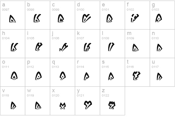 DackShattered details - Free Fonts at FontZone.net