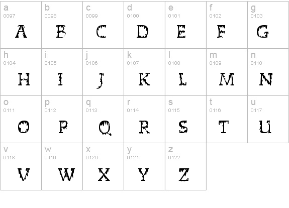 Dead World details - Free Fonts at FontZone.net