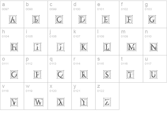 Deco Stamp details - Free Fonts at FontZone.net