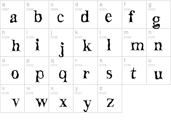 Decomposing  details - Free Fonts at FontZone.net