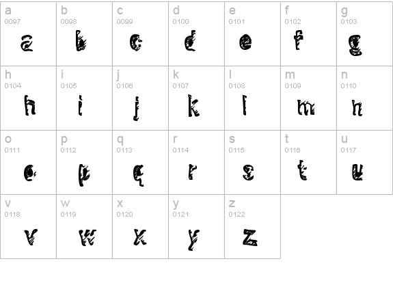 Denigrated details - Free Fonts at FontZone.net