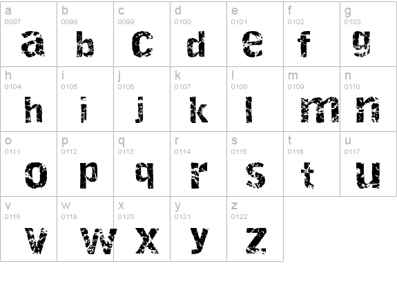 Destroy details - Free Fonts at FontZone.net