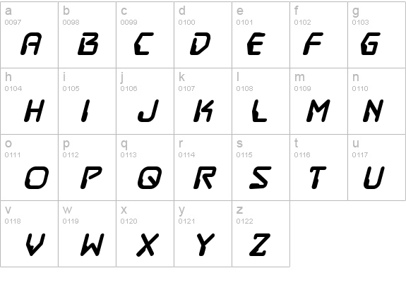 DestructoBeam BB Bold details - Free Fonts at FontZone.net