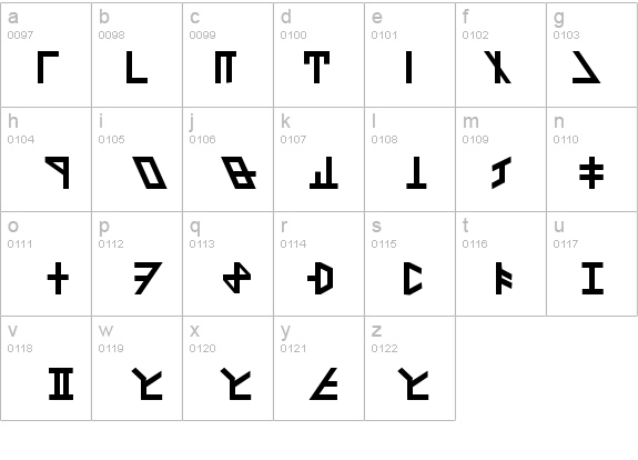 Dethek   Dwarvish-FR  details - Free Fonts at FontZone.net