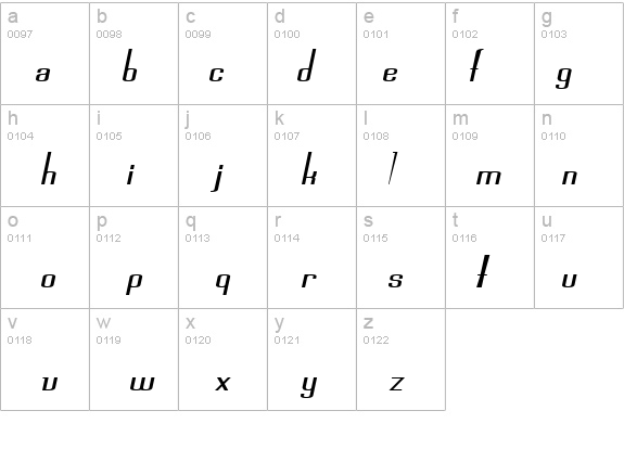 Devon-Extended Italic details - Free Fonts at FontZone.net