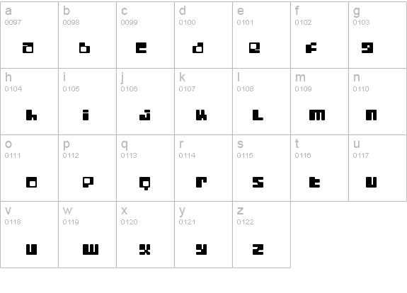Digit   LoFi details - Free Fonts at FontZone.net