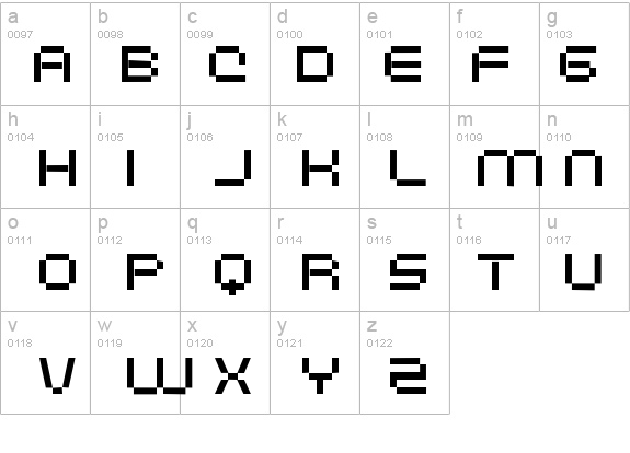 Digitalema details - Free Fonts at FontZone.net