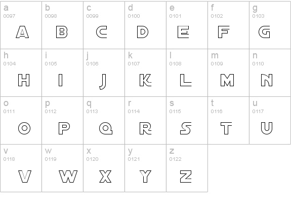 Distant Galaxy AltOutline details - Free Fonts at FontZone.net