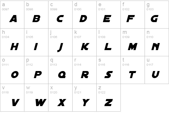 Distant Galaxy Italic details - Free Fonts at FontZone.net