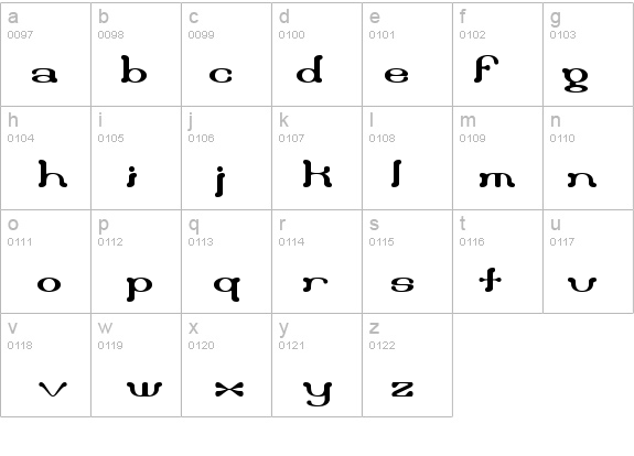 Draggle [over kerned] (BRK) details - Free Fonts at FontZone.net