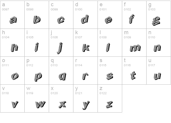 Early Tickertape details - Free Fonts at FontZone.net