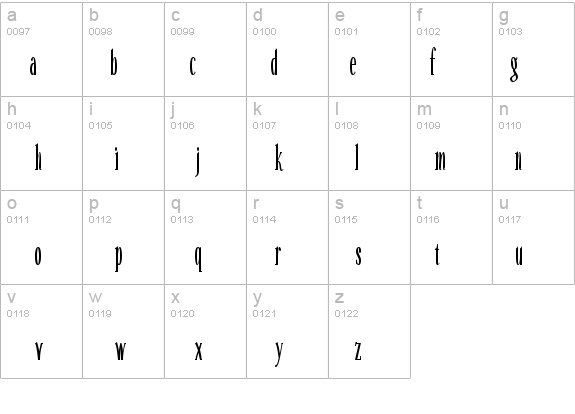 Echelon Condensed details - Free Fonts at FontZone.net