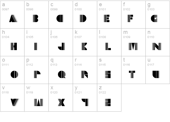 Echo Deco details - Free Fonts at FontZone.net