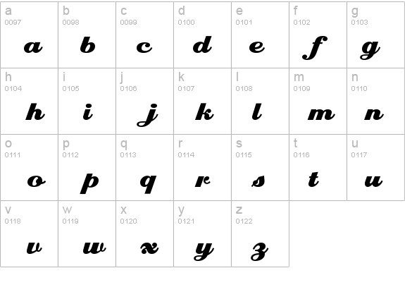 EclatICGAlternate details - Free Fonts at FontZone.net