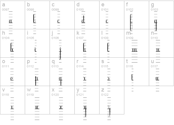 Ecolier_lignes details - Free Fonts at FontZone.net