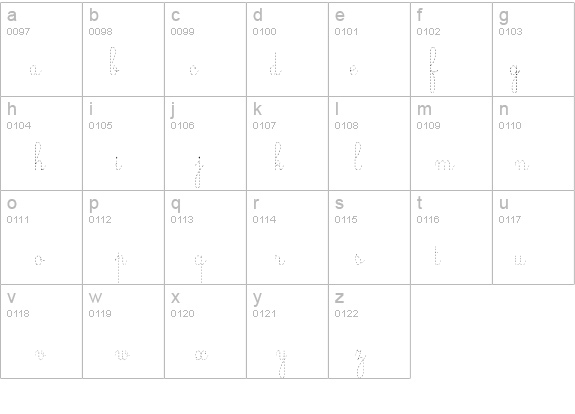 Ecolier_pointillÃ©s details - Free Fonts at FontZone.net