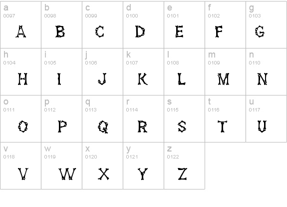 Eddy's Bones-Extended Normal details - Free Fonts at FontZone.net