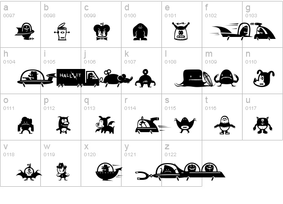 Eekers details - Free Fonts at FontZone.net