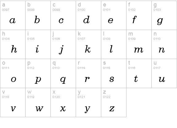 Egizio-Itl details - Free Fonts at FontZone.net