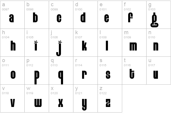 Eight Track details - Free Fonts at FontZone.net