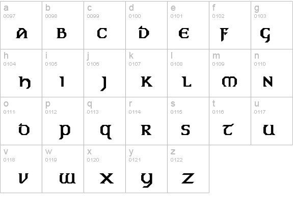 Eire Bold details - Free Fonts at FontZone.net