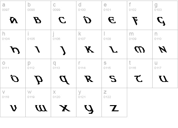 Eire Extreme Lefty Bold details - Free Fonts at FontZone.net