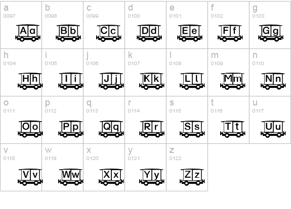 Eisenbahn details - Free Fonts at FontZone.net