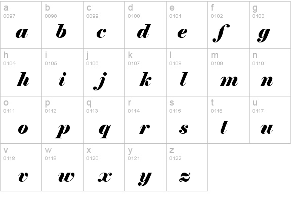 Elephant Italic details - Free Fonts at FontZone.net