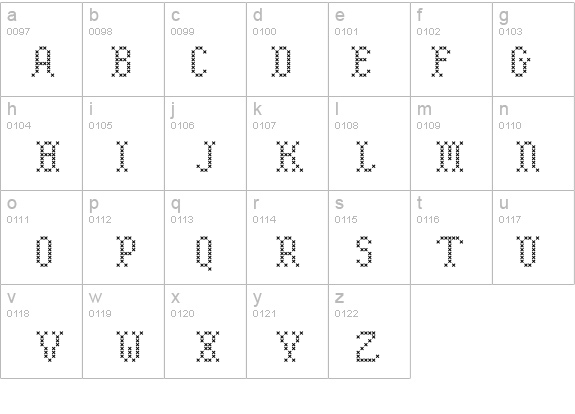 Embroidery details - Free Fonts at FontZone.net