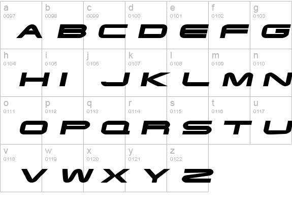 EndzoneExtended Oblique details - Free Fonts at FontZone.net