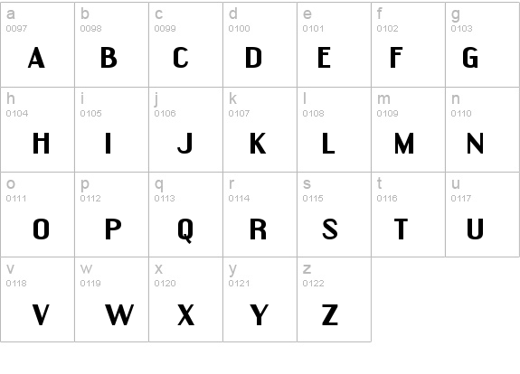 Engebrechtre Expanded Bold details - Free Fonts at FontZone.net