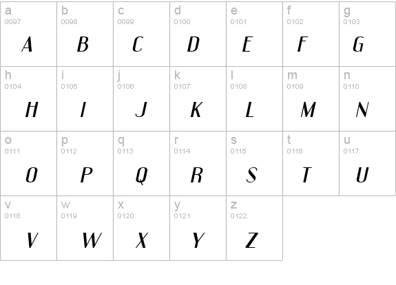 Engebrechtre Expanded Italic details - Free Fonts at FontZone.net