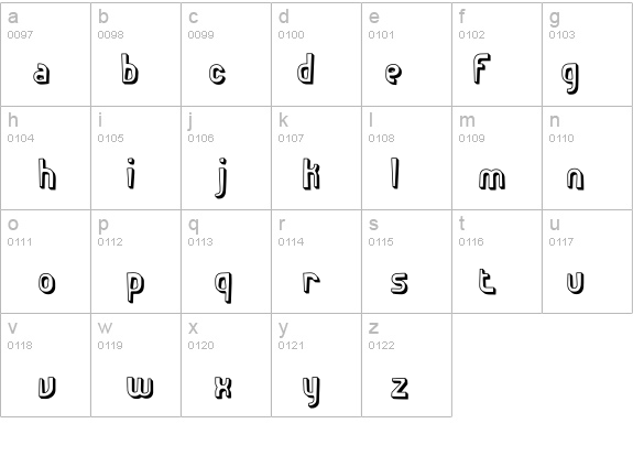 Euphoric 3D -BRK- details - Free Fonts at FontZone.net