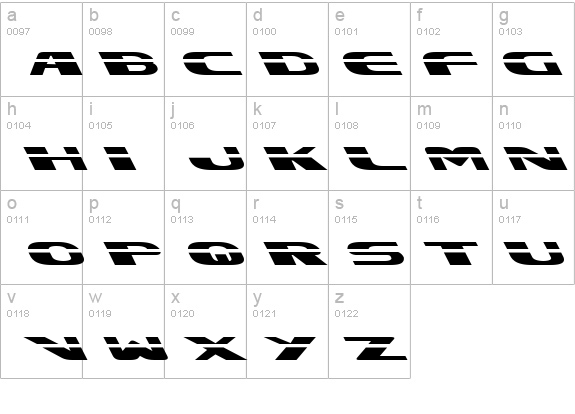 Excelerate Left details - Free Fonts at FontZone.net