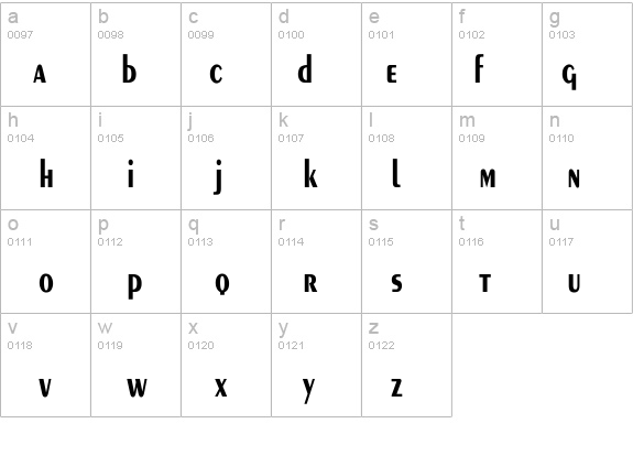 Exotic-Bold Cn details - Free Fonts at FontZone.net