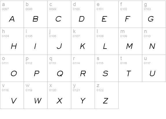 Eyeglass-Condensed Italic details - Free Fonts at FontZone.net