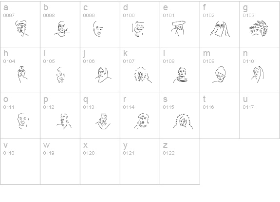 Faces Of The Century details - Free Fonts at FontZone.net