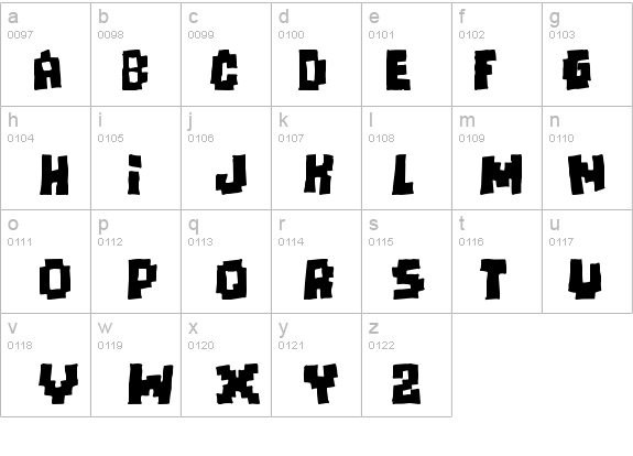 Freaks of Nature massive details - Free Fonts at FontZone.net