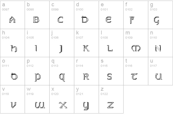 FZ JAZZY 31 3D details - Free Fonts at FontZone.net