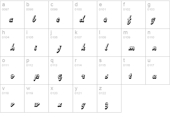 GallanteOutline details - Free Fonts at FontZone.net