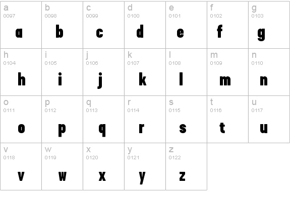 GarageGothic-Black details - Free Fonts at FontZone.net