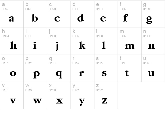 Garnet Bold details - Free Fonts at FontZone.net