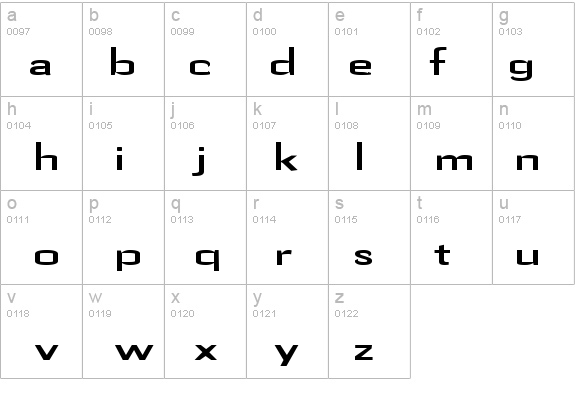 Gauss-Extended Normal details - Free Fonts at FontZone.net