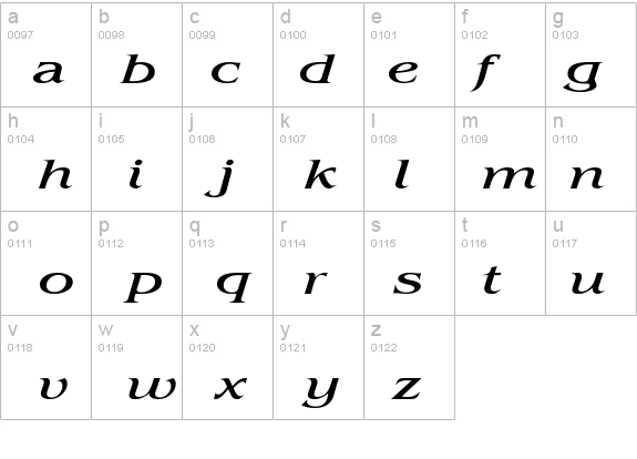 GazetteExtended Italic details - Free Fonts at FontZone.net