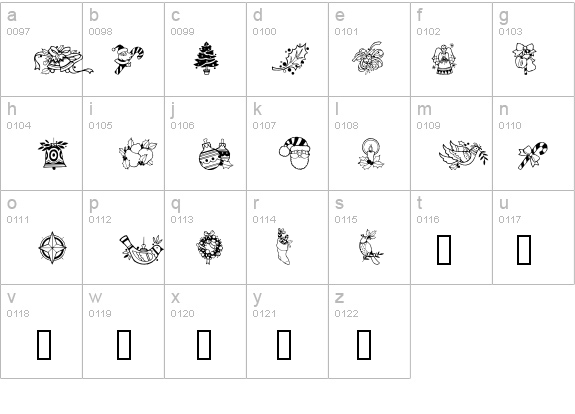 GE Christmas Joy details - Free Fonts at FontZone.net