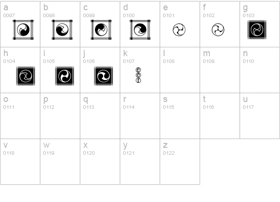 genji eval details - Free Fonts at FontZone.net