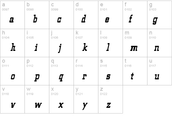 Geo 957-Condensed Bold Italic details - Free Fonts at FontZone.net